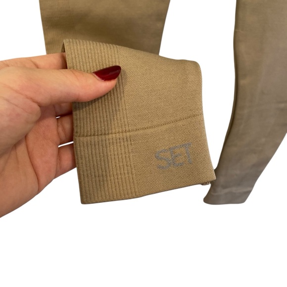 Set Active Sculptflex Seamless Active Leggings In Tan Breeze - Picture 7 of 11